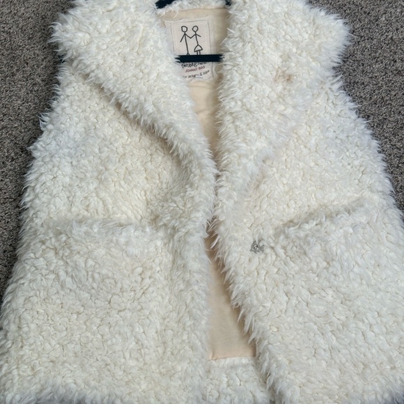 Johnny was pete&greta ivory cream vest size small - Picture 2 of 13